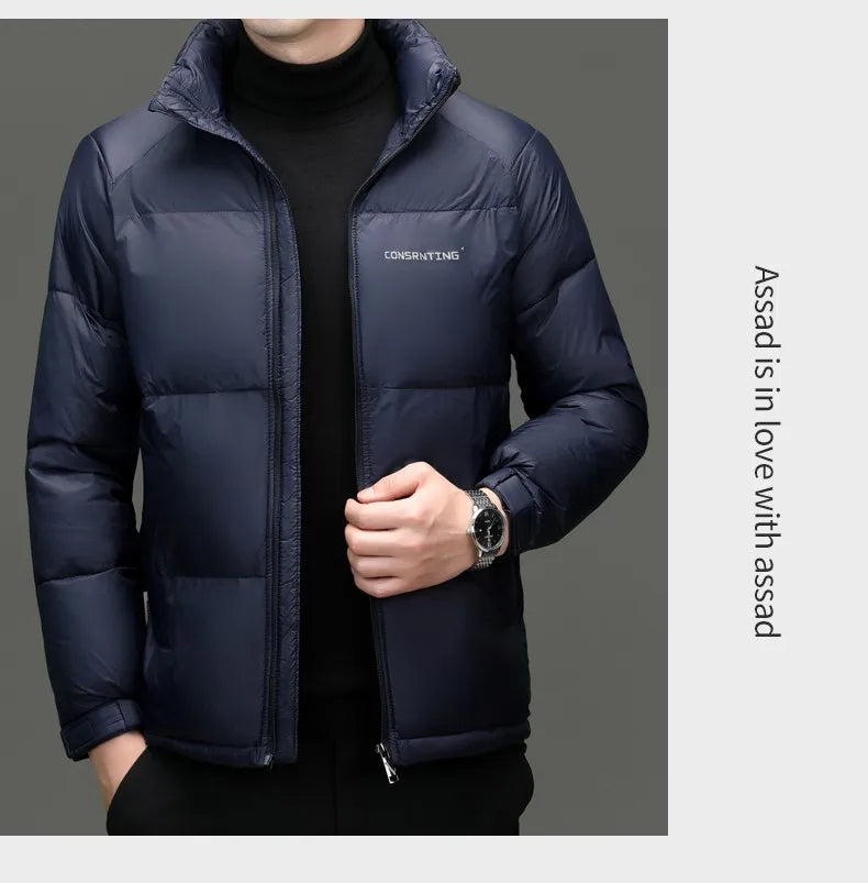 Men's Top Grade Designer Brand Parka Jacket, Casual Fashion Hooded Cropped Windbreaker, and Quilted Puffer Male Coats