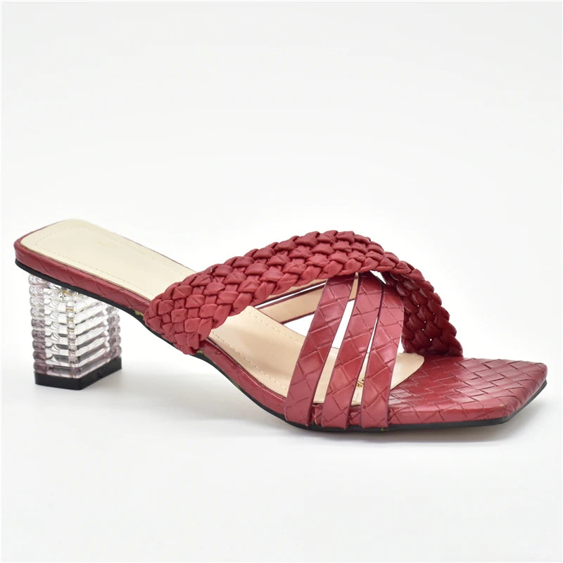 Ladies Shoes and Sandals Plus Size Women Shoes 43 High Heels Sexy Elegant Slip on Closed Toe Heels Women Party Pumps