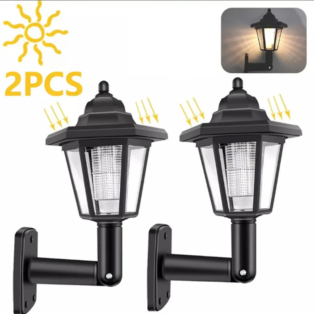 Garden Lights Outdoor Solar Street Light Lightings Wall Light Fixture Leds for Lighting Outdoor Gardens Decoration Led Exterior