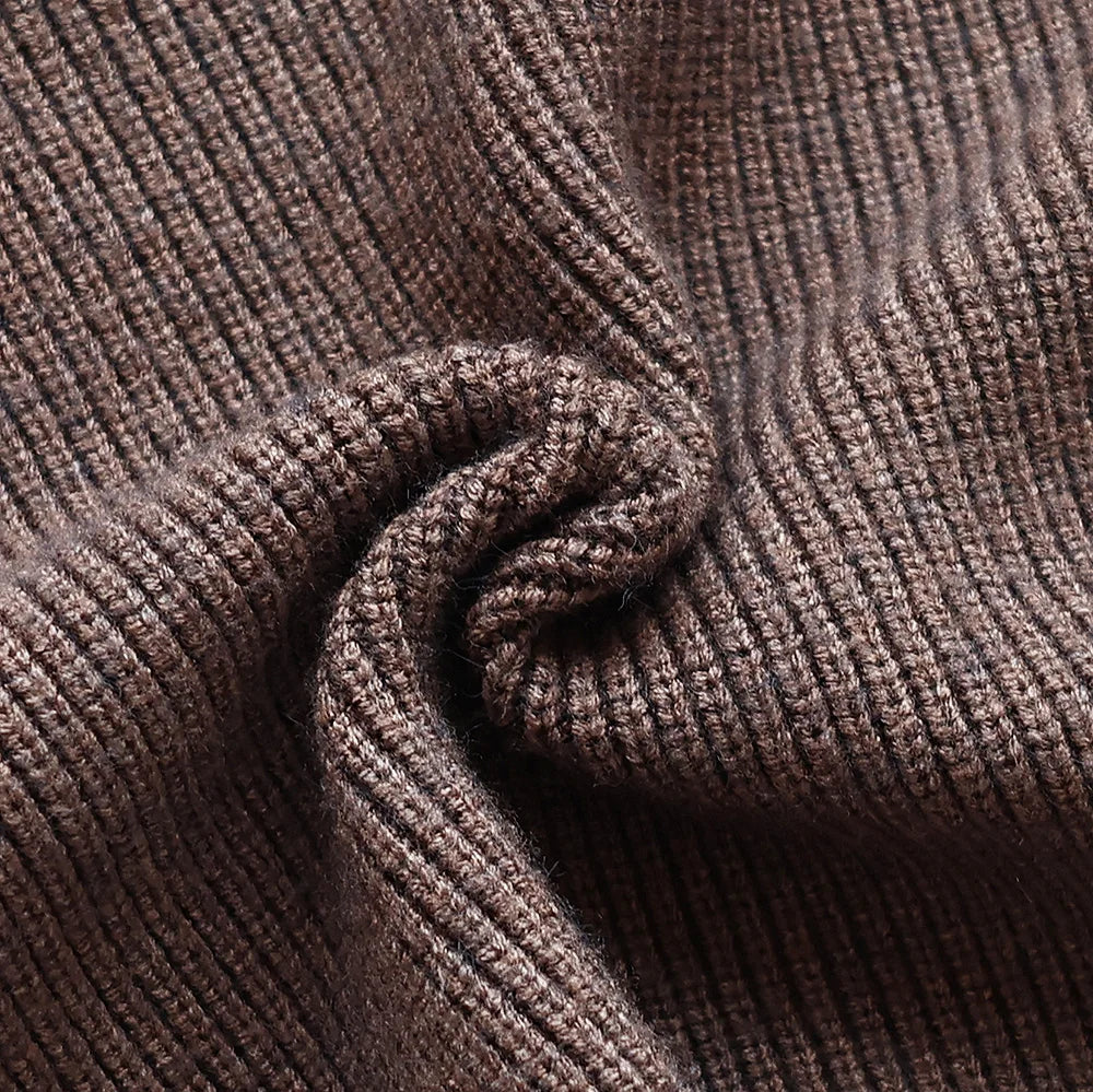 2025 Autumn Winter Comfort Kids Turtleneck Pullover Sweaters Solid Boys Girls Matching Knit Tops Toddler Warm Knitwear Sweaters 1-12Y Unisex