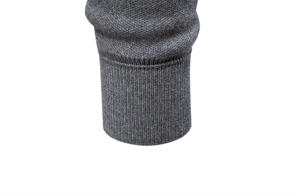 Men's Baseball Jacket 100% Cotton Solid Colour Thermal Lined Winter Warm Luxury Sports Zipper Outerwear For Male