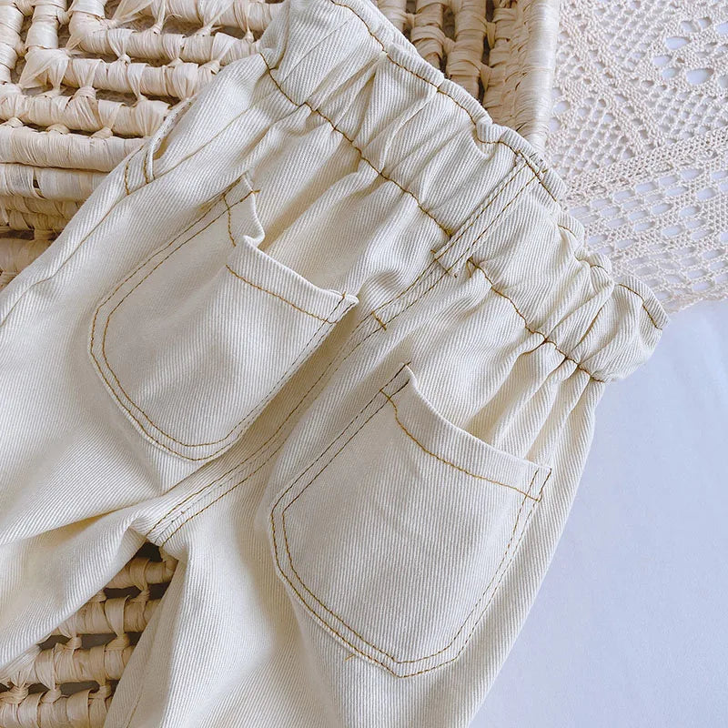 2025 Herfst Unisex Kinder Casual Broek voor 1-6T Dunne Effen Kleur Jongens Broek Kinderen Jongens Losse Broeken