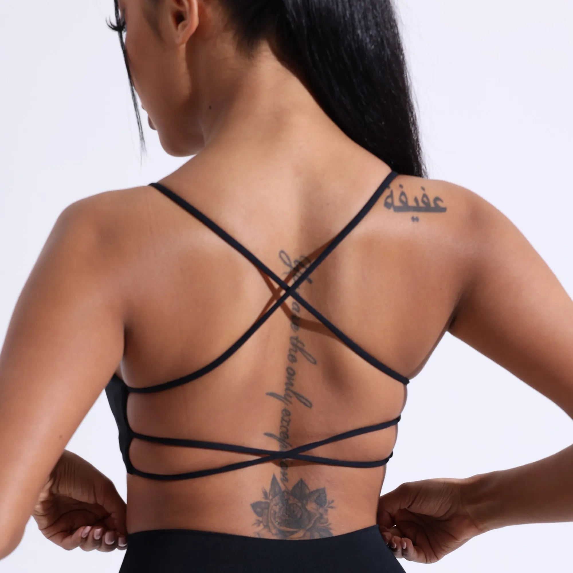 Women’s Cross Back Sports Bra – High Support Padded Fitness Yoga Bra for Gym Workout & Running Activewear