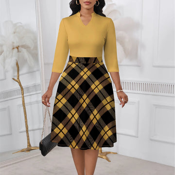 Women's Floral Off Shoulder Maxi Dress 3/4 Sleeve Multicolor Blue Slit Party Evening