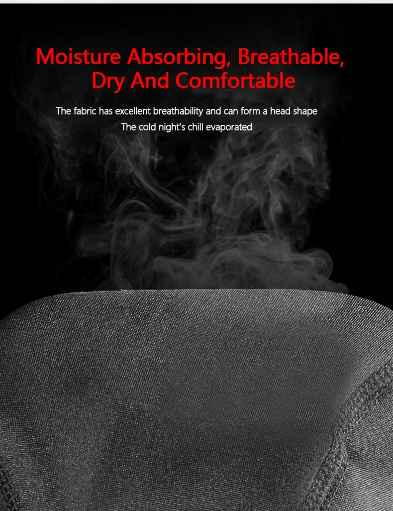 Winter thermische fietsmuts buiten onder MTB helm voering fleece muts sport heren fiets skiën muts hardlopen wandelen met bril