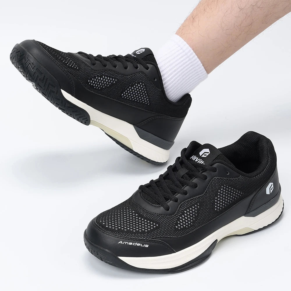 Sports Shoe for Men's Tennis Shoes Professional Training Sneakers Anti-Slip Sweat Absorbent Swollen Feet Arch Support
