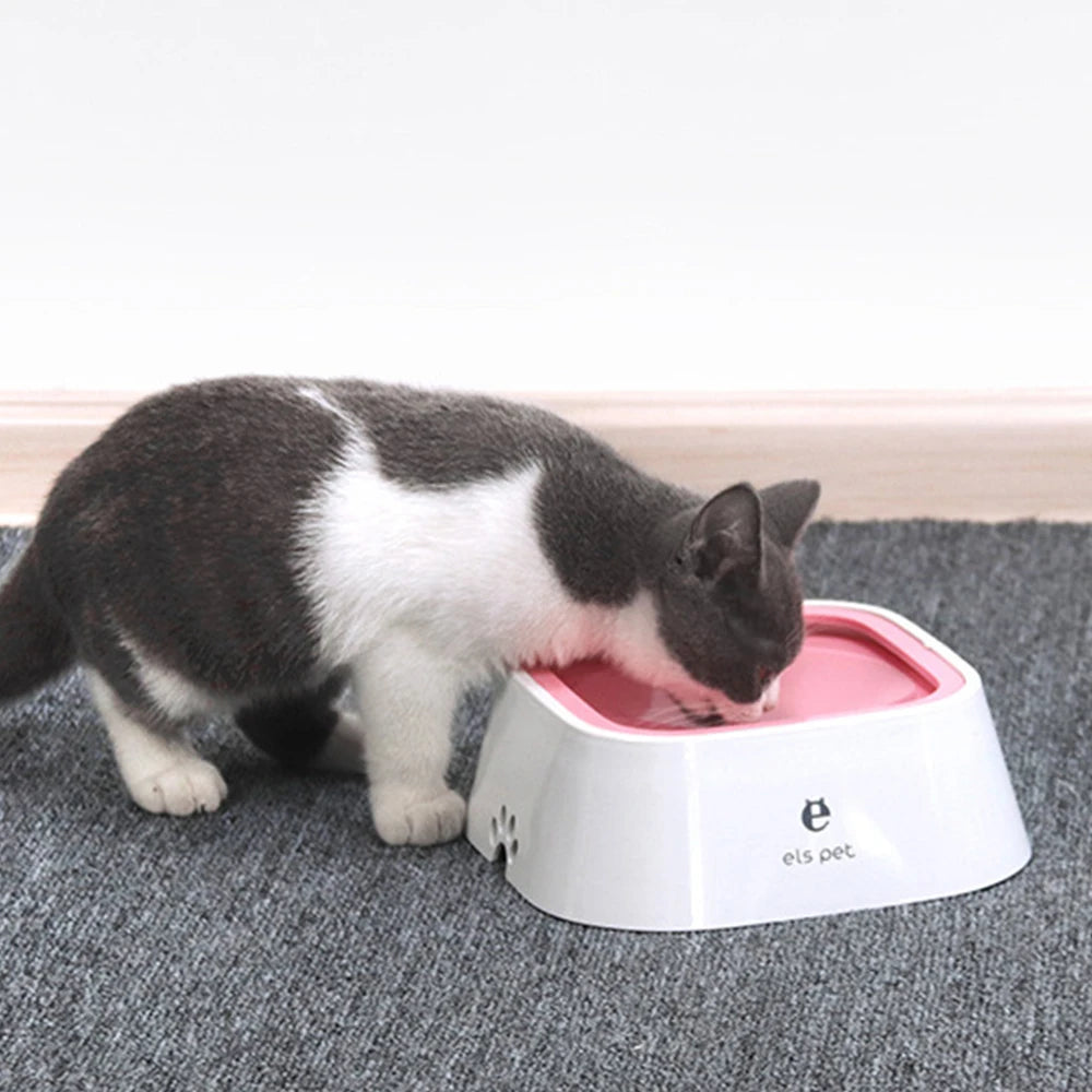 1,5L Hondendrinkwaterbak van ABS-kunststof, drijvende kom, kattenbak zonder morsen, drinkwaterdispenser voor honden