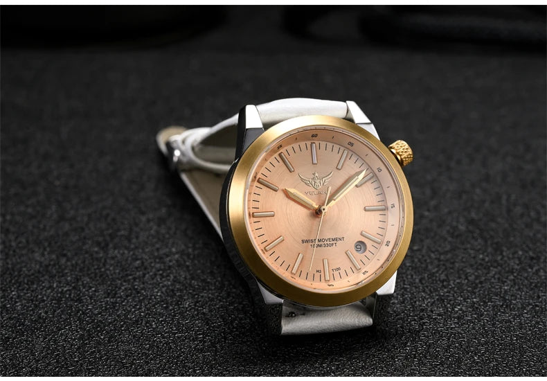 Yelang V1010 36MM Women's Quartz Watch – Elegant Waterproof Fashion Watch with Sapphire Glass & Luminous Dial – Luxury Gift for Women & Students