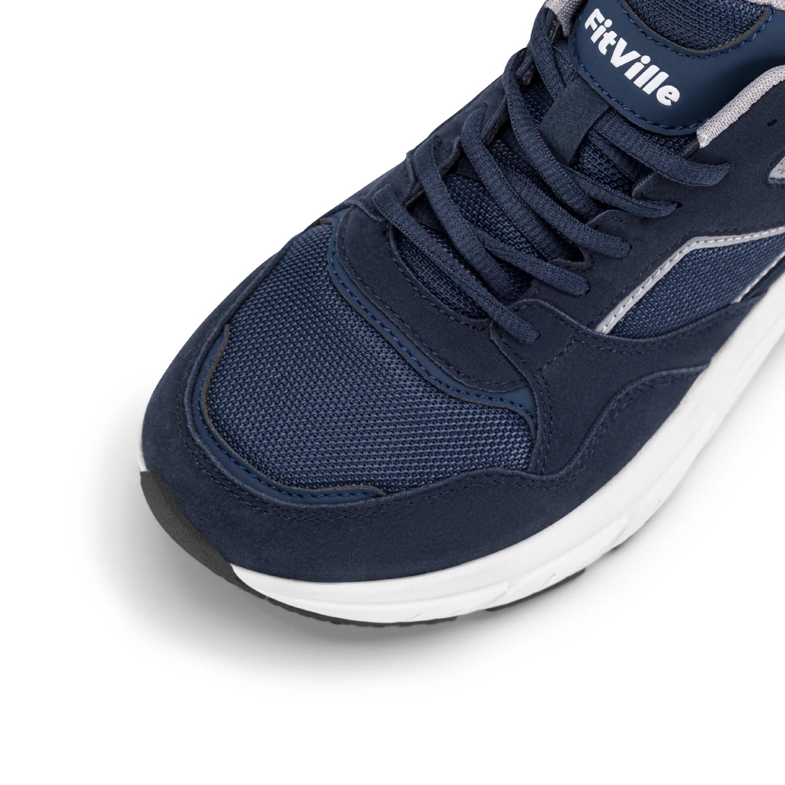 Hardloopschoenen voor heren, brede sneakers met ondersteuning van de voetboog voor platvoeten, verlichting van hielpijn en plantaire fasciitis