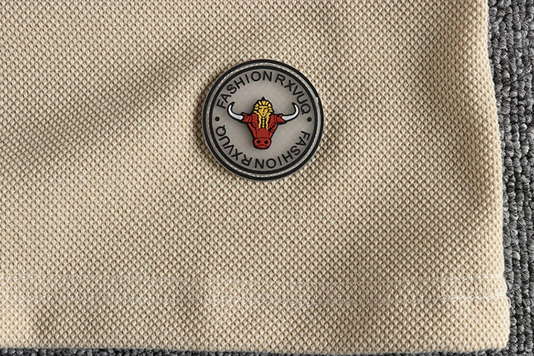 Zomer Nieuw Amerikaans Retro Waffle Microchapter T-shirt Herenmode Eenvoudig Gewassen Korte Mouw O-hals Casual Losse Jeugd Tops