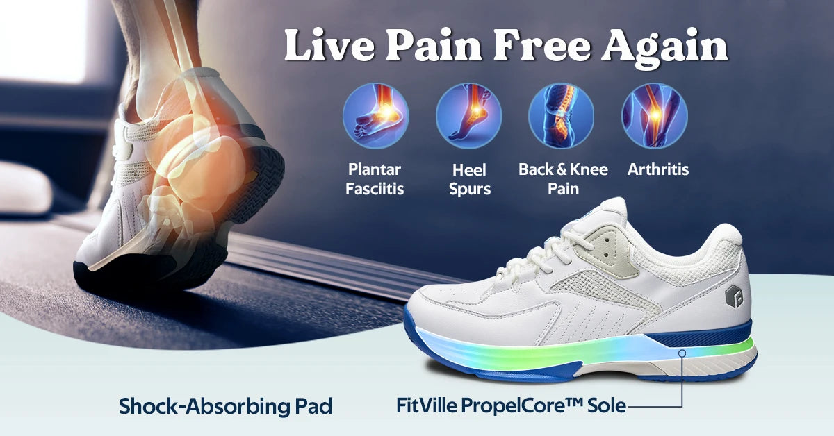 Men's Tennis Shoes Professional Training Sneakers Wear Resistant Anti-Slip Sweat Absorbent for Swollen Feet Arch Support