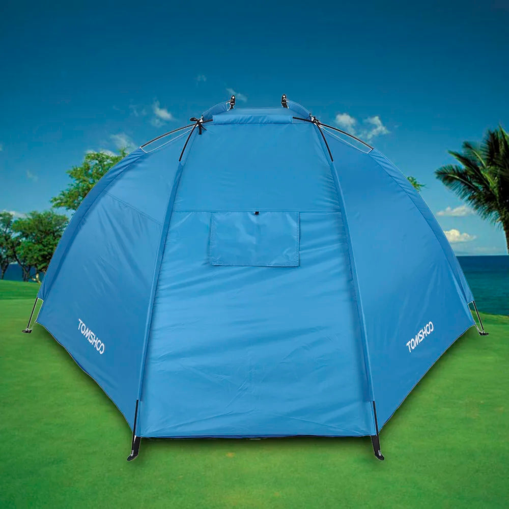 2 Persons Outdoor Beach Tents Shelters Shade UV Protection Ultralight Tent for Fishing Picnic Park Summer Awning Shade Shelter