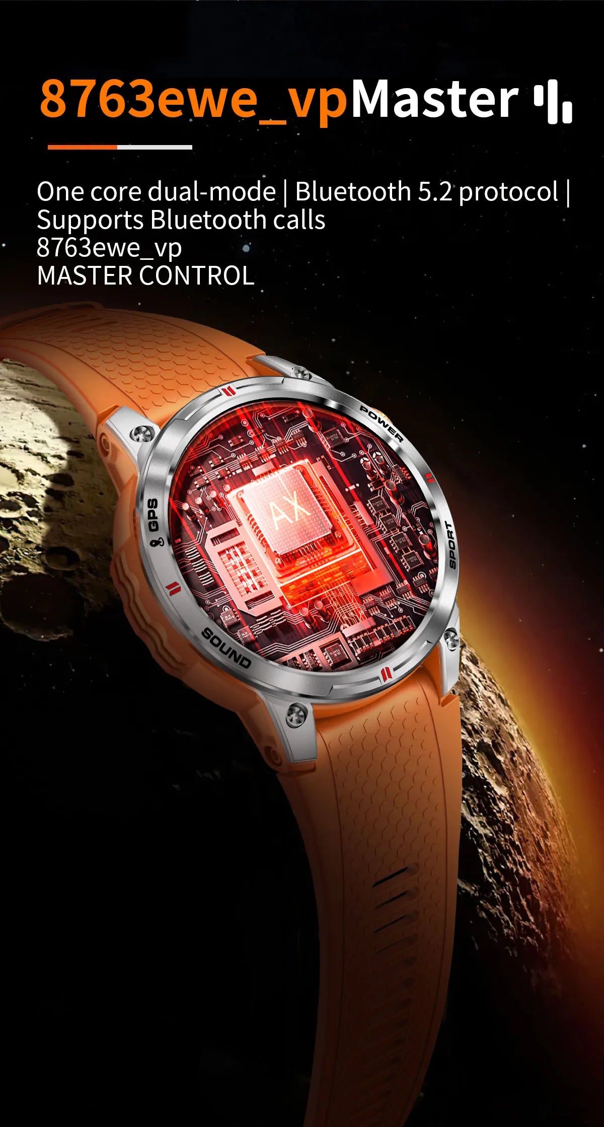 2025 New GPS Sports Smart Watch Men Waterproof Fitness Tracker Bluetooth Call 400MAH Battery Bracelet Smartwatch For Woman - Compatible with Xiaomi IOS