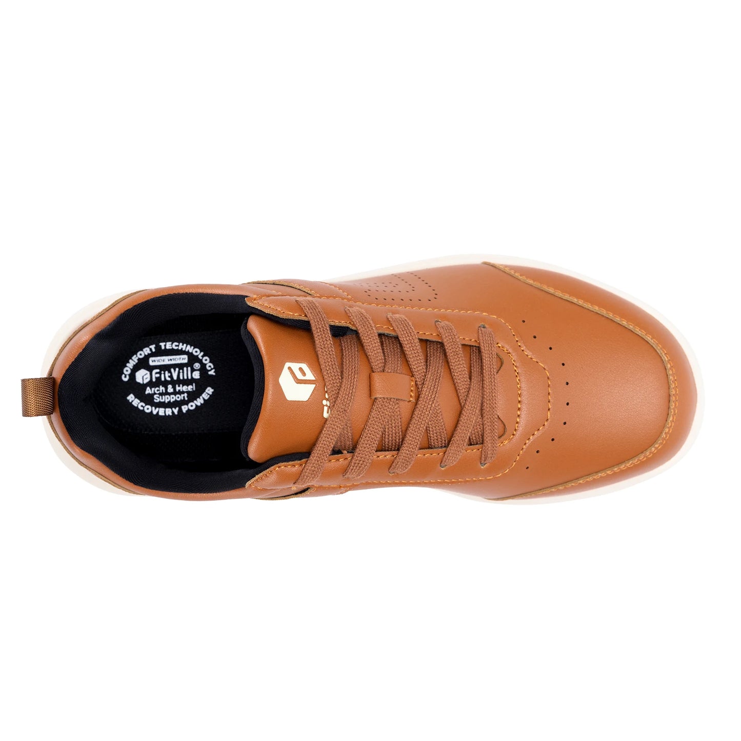 Men's Casual Leather Shoes Wide Width Walking Shoes Outdoor Lightweight for Swollen Feet Relieve Foot Pain