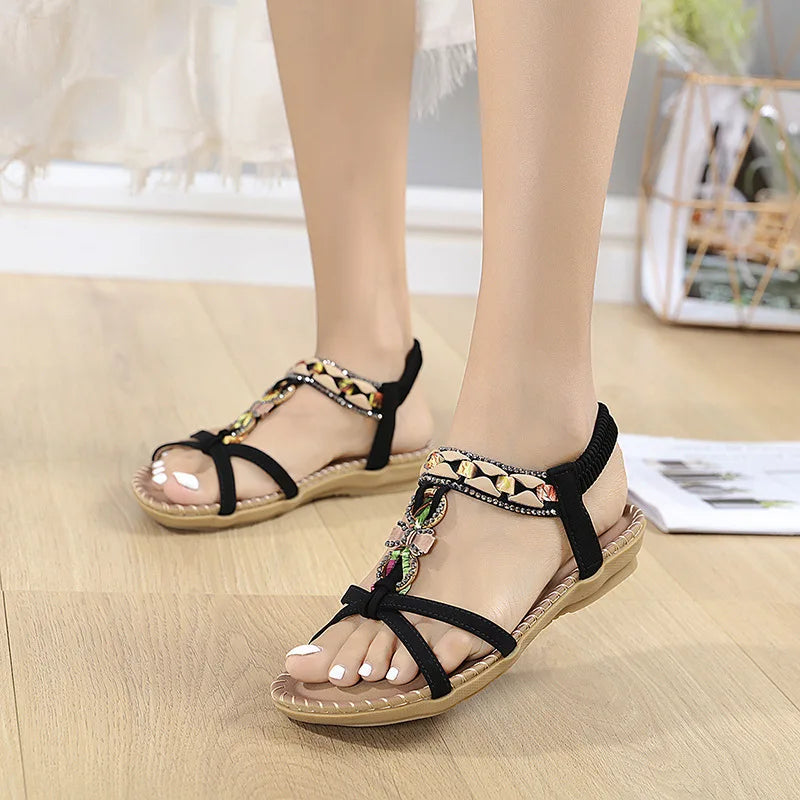 Sandals Shoes Women Summer Fashion Casual Ladies Shoes Party Women's Sandals Beach Flat Sandal Women Footwear Female