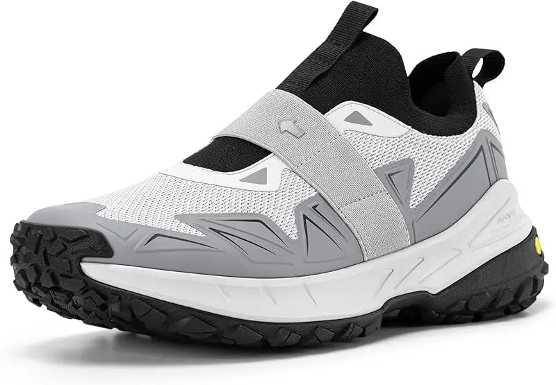 Men's Widened Hiking Walking Shoes Slip-On Comfortable Orthopaedic With Arch Support Non-Slip Sports Shoes For Travel