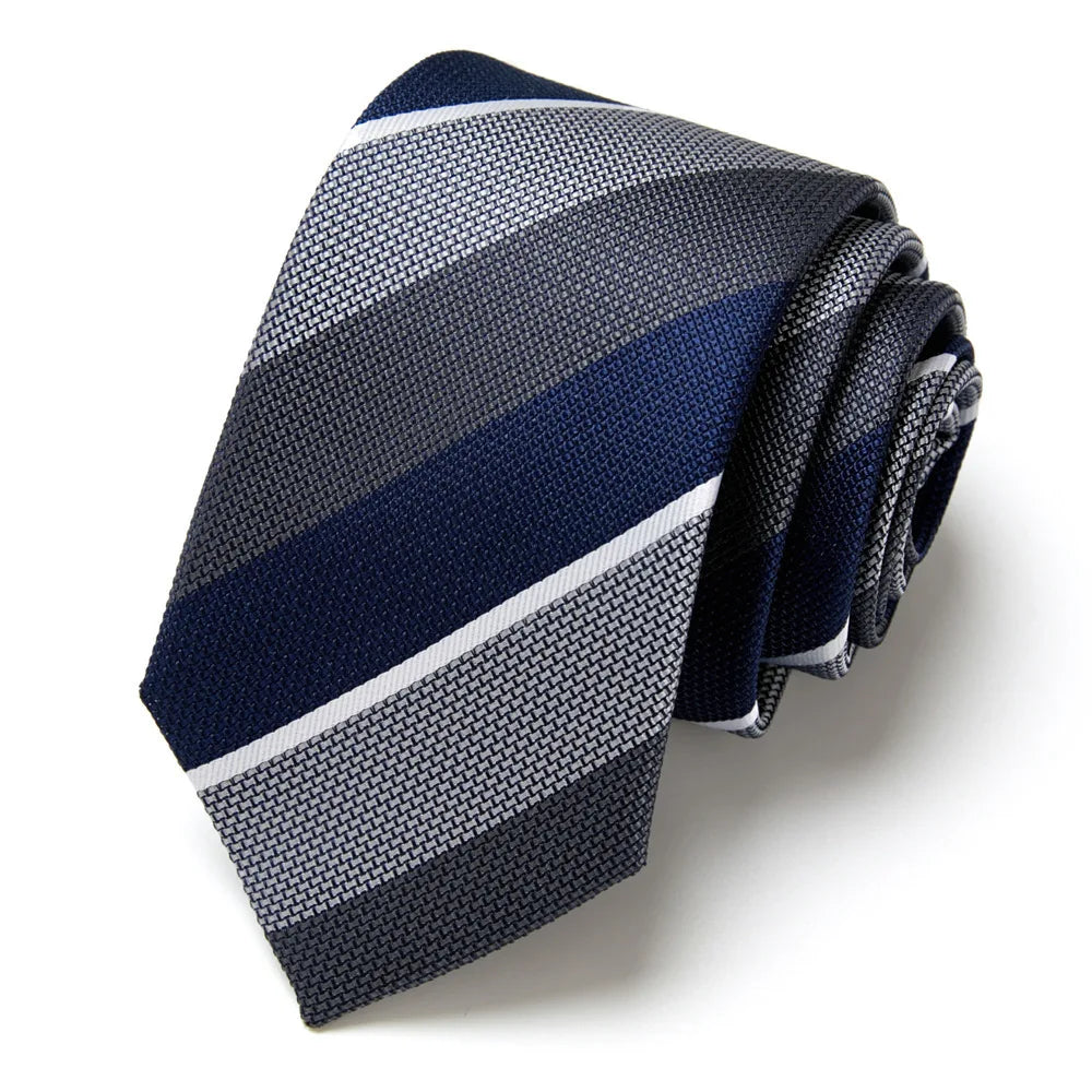 Men's Business Neckties Men's Stripe Plaid Floral Blue Wedding Ties Jacquard Woven Men Neck Jacquard Ties Vintage Accessories