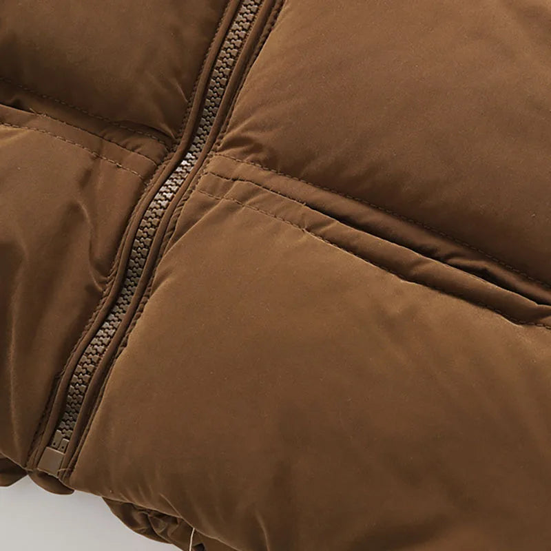 Winter Kids Parkas Hooded Fur Lining  Jacket  Cartoon Girls Boys Thicken Children Coat Unisex