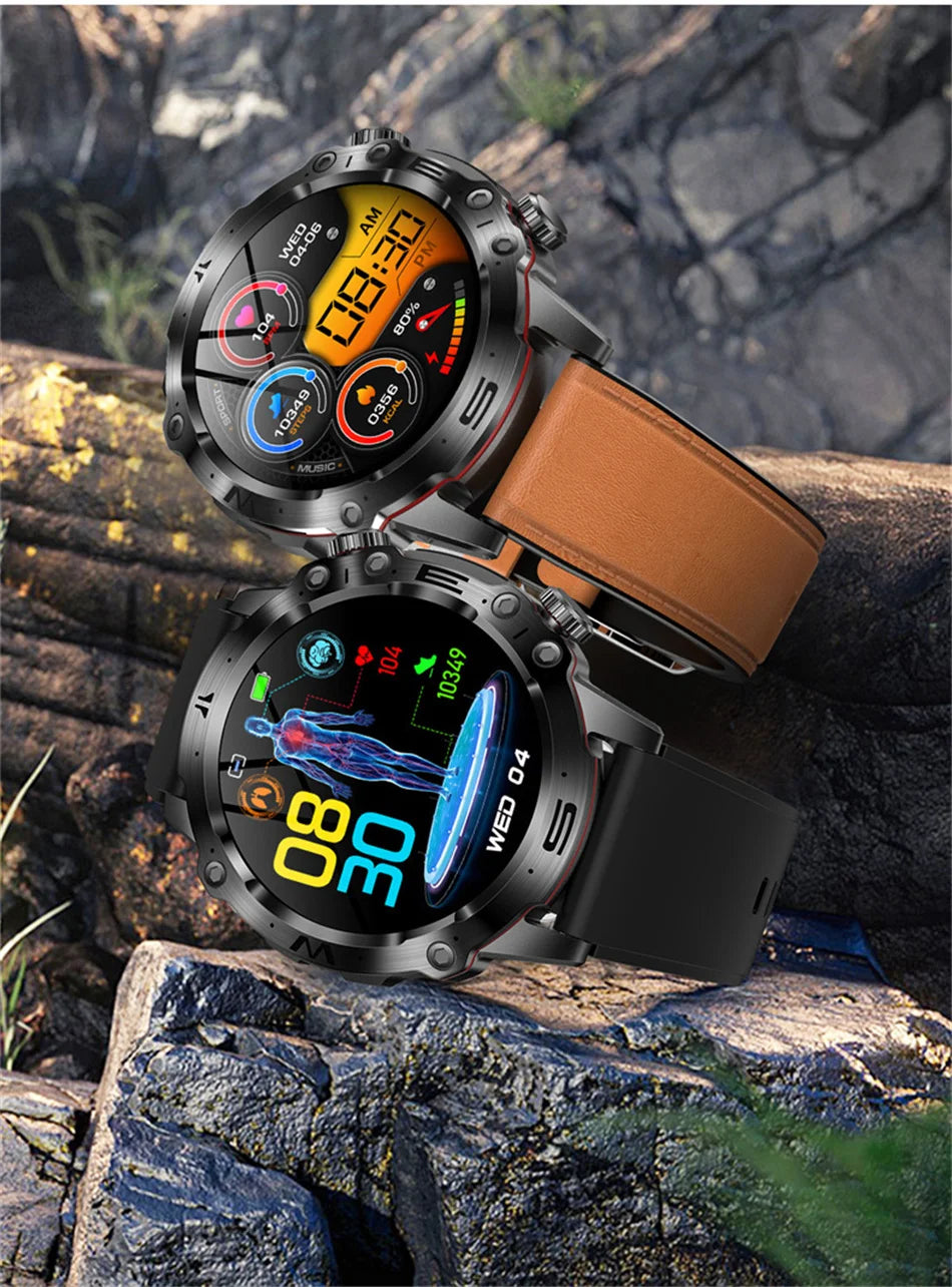 2025 Nieuwe Smart Watch Monitoring Bloeddruk Urinezuur ECG + PPG Fitness Tracker Klok Bluetooth Call Health Smartwatch Voor Mannen