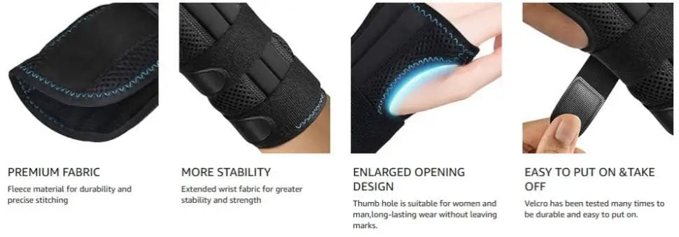 1 stuks verstelbare polsband polsondersteuning polsbrace sport linker- en rechterhand polsondersteuning voor fitness, gewichtheffen en pijnverlichting