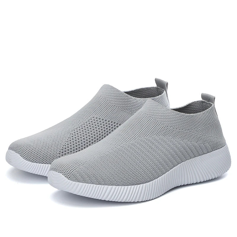 Fashion Casual Shoes 2025 New Women's Sneakers Walking Flat Women Sneakers Slip On Plus Size Ladies Vulcanize Shoes Woman Shoes