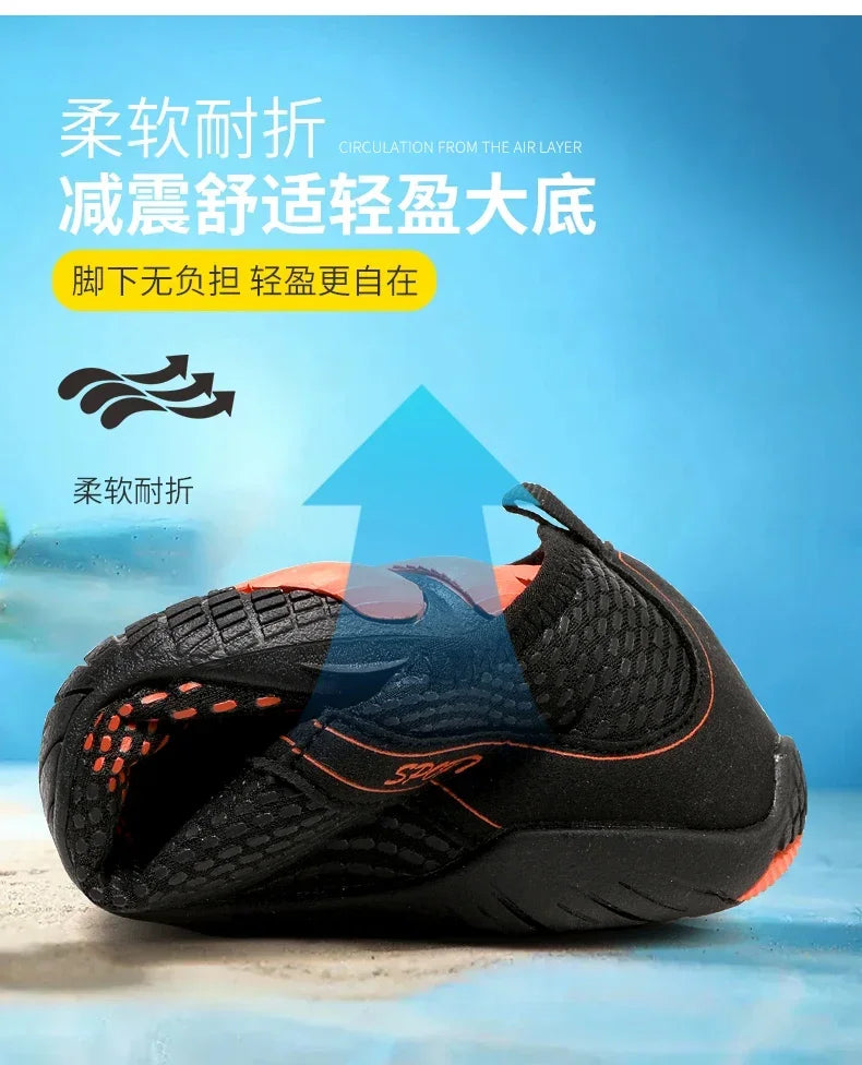 Unisex Barefoot Water Shoes – Quick-Dry Aqua Sneakers for Gym, Running, Beach & Outdoor Sports for Men & Women
