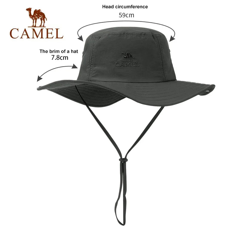 Outdoor Hiking Hats Anti-ultraviolet Summer Sun Caps Sports Climbing Sun Shading Fisherman Western Cowboy Hat
