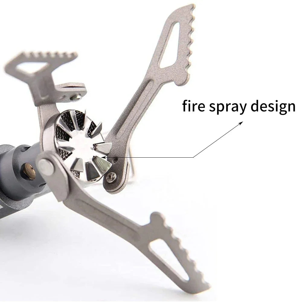 BRS 3000T Titanium Gas Stove Ultralight Camping Mini Stove Backpacking Portable Burner Survival Furnace 25g