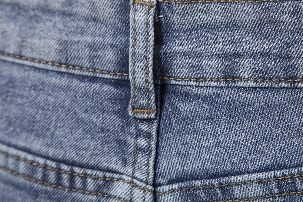 Men's Autumn Denim Jeans Pants Slim Fit Straight Quality Cotton Jeans Business Casual Denim Pants For Men