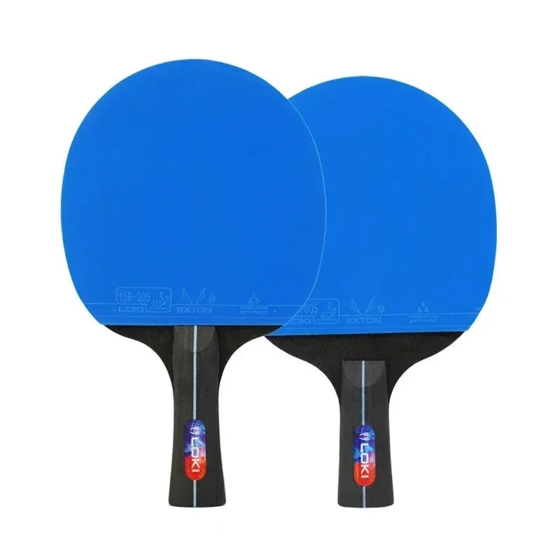 K5000 K3000 K1000 Table Tennis Racket Set 2pcs Home Entertainment Ping Pong Rackets with Blue Colour Ping Pong Rubber