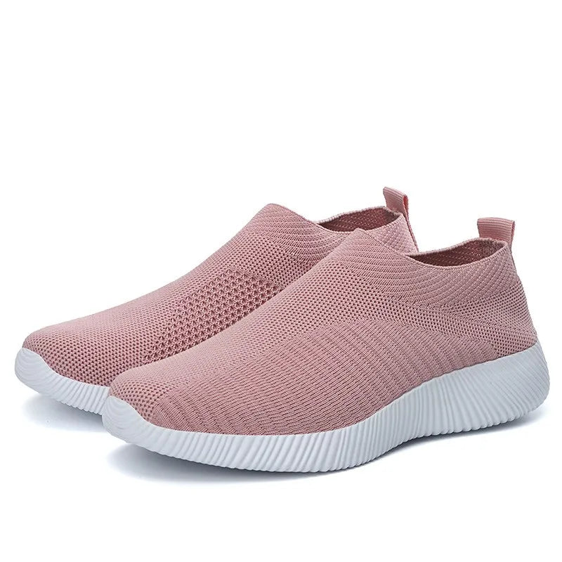 Fashion Women Sneakers Trainers Shoes Woman Comfortable Sneaker Women Slip On Sock Shoes Flat Women's Sneakers Zapatos De Mujer