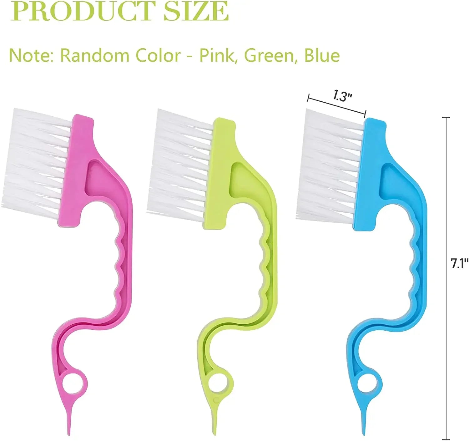 3Pcs Windows Gap Household Cleaning Brush Flat Mouthed Shovel Useful Things For Kitchen Bathroom Toilet Tools Home Supplies