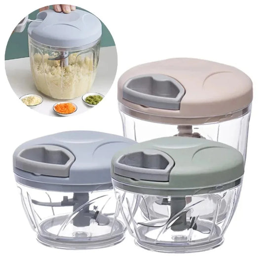 500/900 ml Manuelle Knoblauchpresse aus Edelstahl, Mehrzweck-Lebensmittelschneider, robustes, ergonomisches Küchenwerkzeug