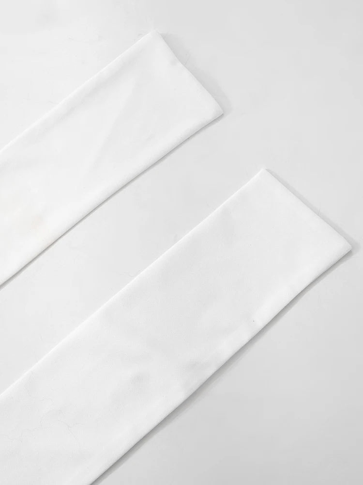 Liefdesringen Patchwork 2-delige set met gekruiste haltertops voor dames + gerimpelde holle rokken, bijpassende pakken met trendy straattrends