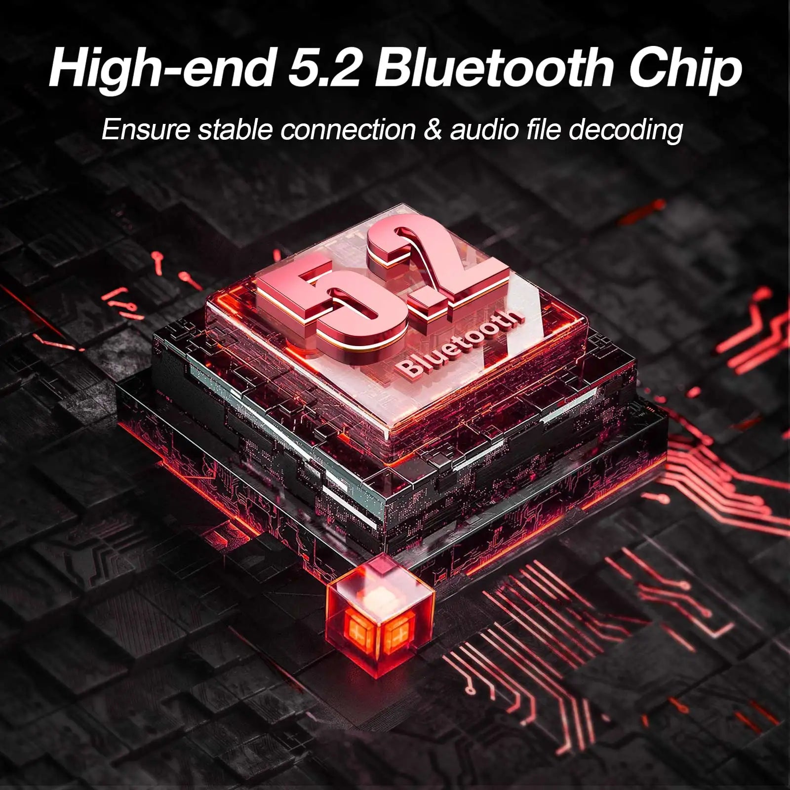 Oneodio Fusion A70 Wireless Bluetooth Headphones Bluetooth 5.2 Headphones Hi-Res Audio Over Ear 72H Playtime Professional Stud