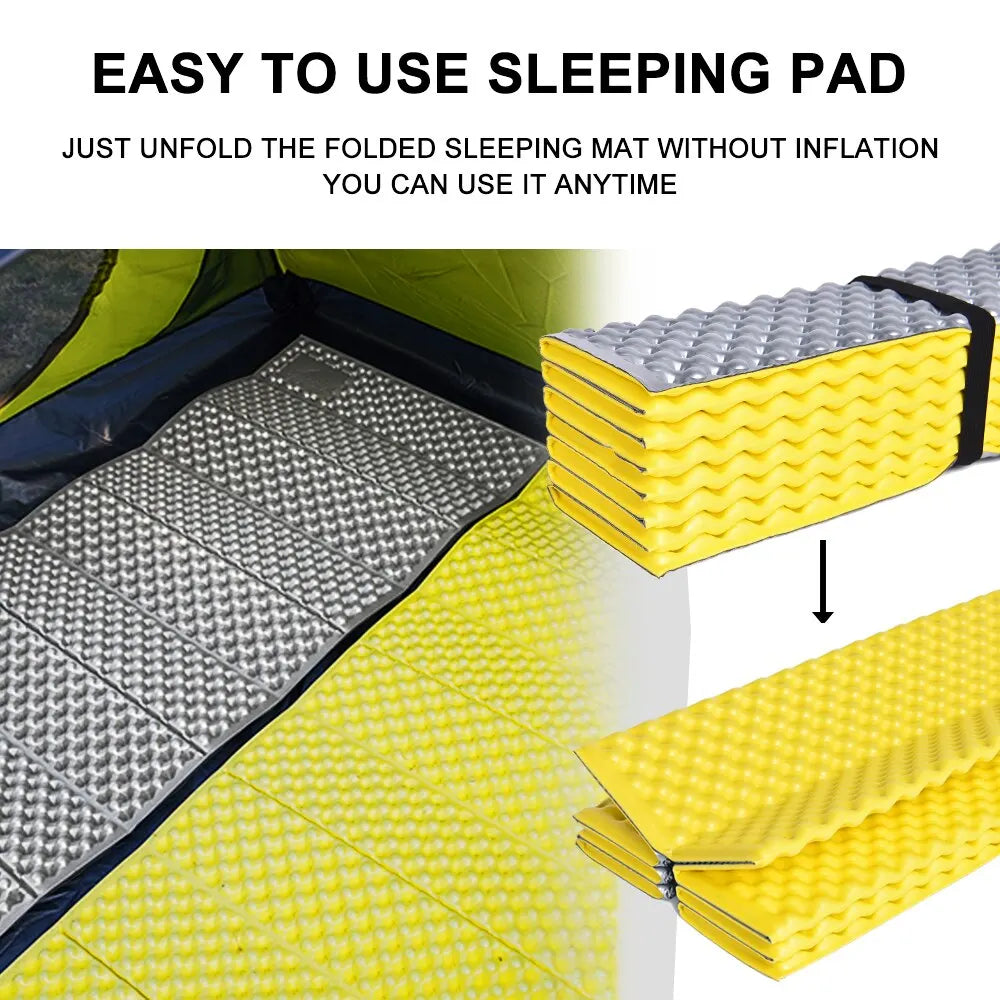 Camping Mat Portable Sleeping Pad Picnic Foam Bed Mattress Travel Trekking Equipment Blanket Waterproof Moisture-proof