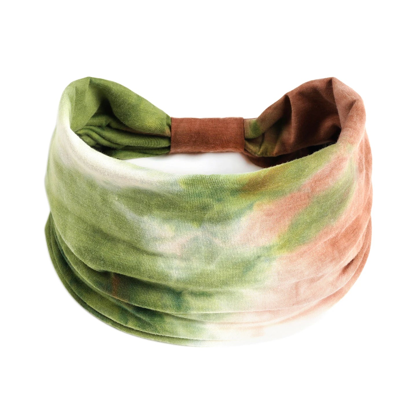 Bohol Headbands Women Wide Knotted Hairbands Elastic Turban Head Bands Non-Slip Floral Yoga Sports Sweatbands Workout Head Wraps