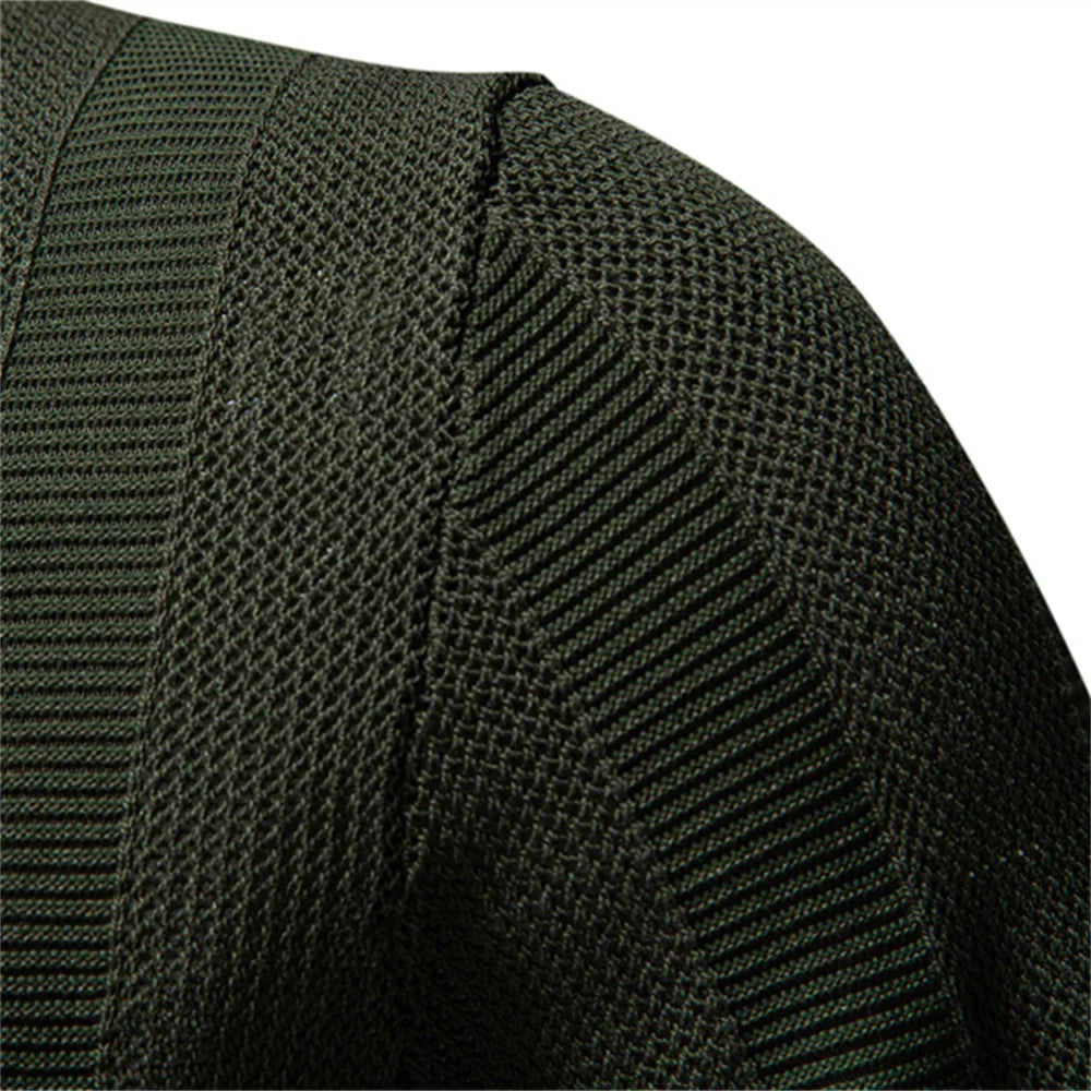 2025 Men's Solid & Striped Mesh Polo Shirt - Breathable Knit Casual Top with Turn-Down Collar