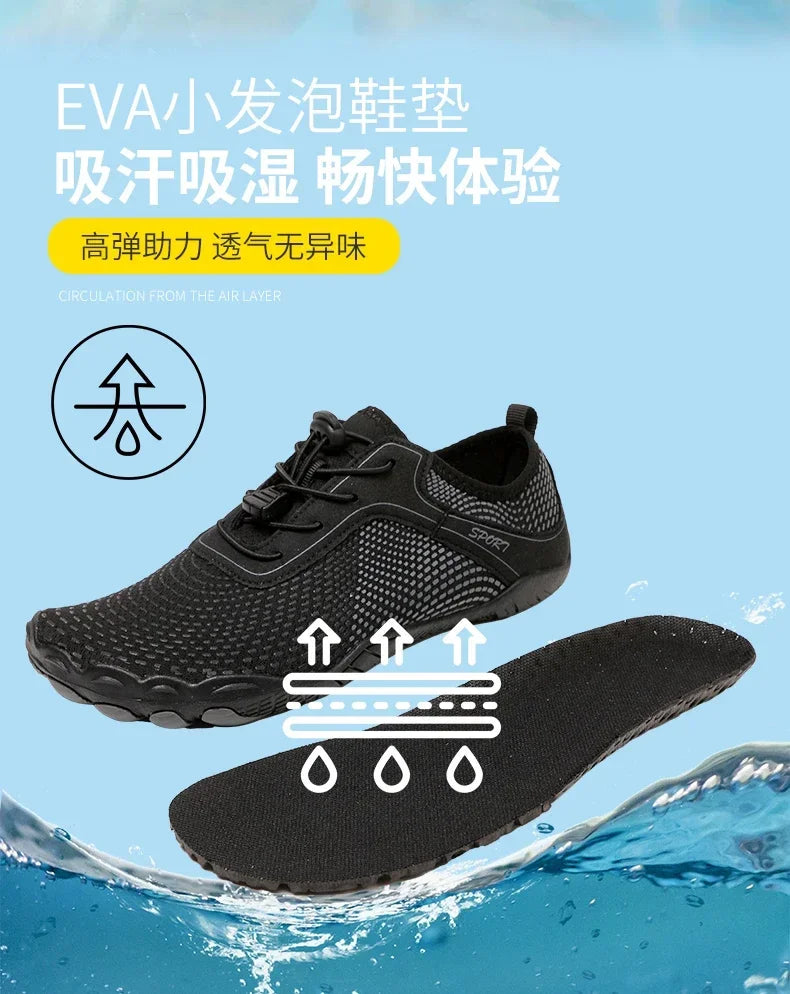 Unisex Barefoot Water Shoes – Quick-Dry Aqua Sneakers for Gym, Running, Beach & Outdoor Sports for Men & Women