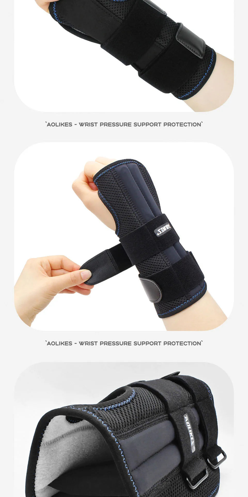 1PCS Wrist Brace For Carpal Tunnel Relief & Night Support - Hand Brace With Adjustable Wrist Support