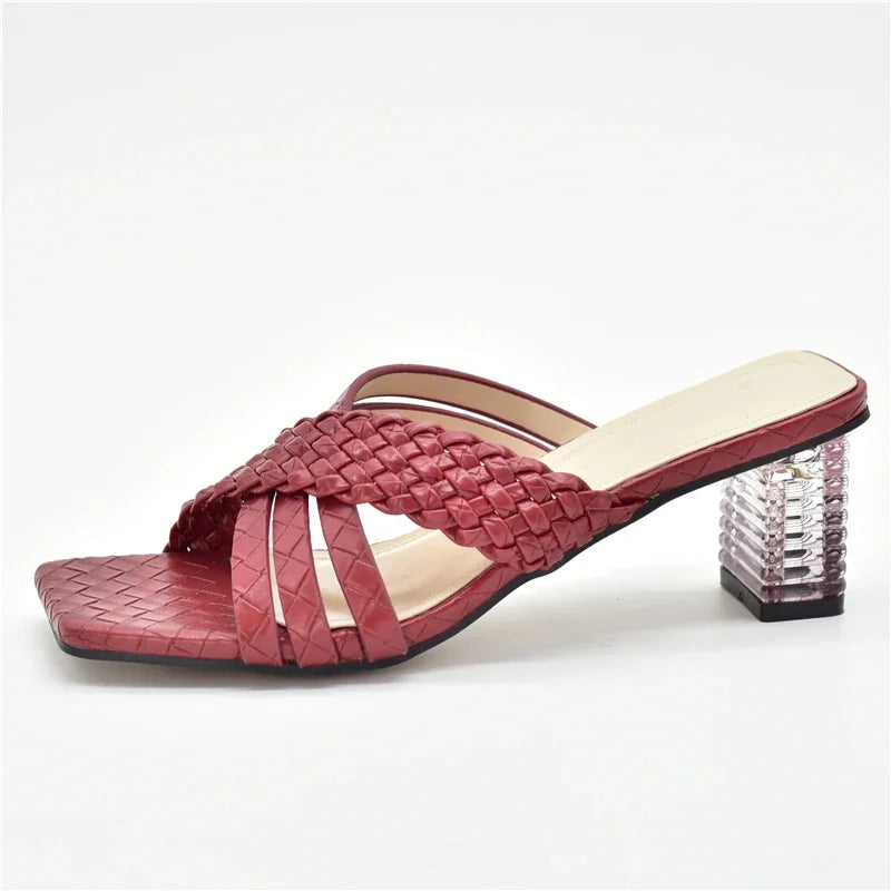 Ladies Shoes and Sandals Plus Size Women Shoes 43 High Heels Sexy Elegant Slip on Closed Toe Heels Women Party Pumps