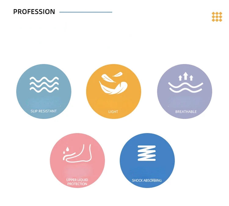 Lichtgewicht, slipvaste EVA-koksschoenen en sandalen voor heren - ideaal voor artsen, verpleegkundigen, keukens, restaurants, ziekenhuizen en laboratoria.