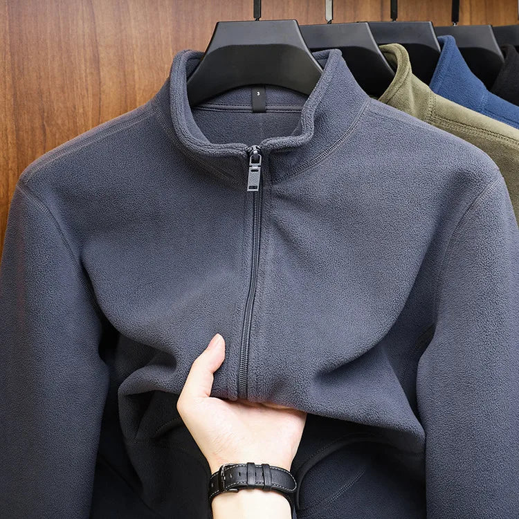 Men's Winter Premium Fleece Jacket - Soft & Warm Top-Ranked Male Essential Casual Top
