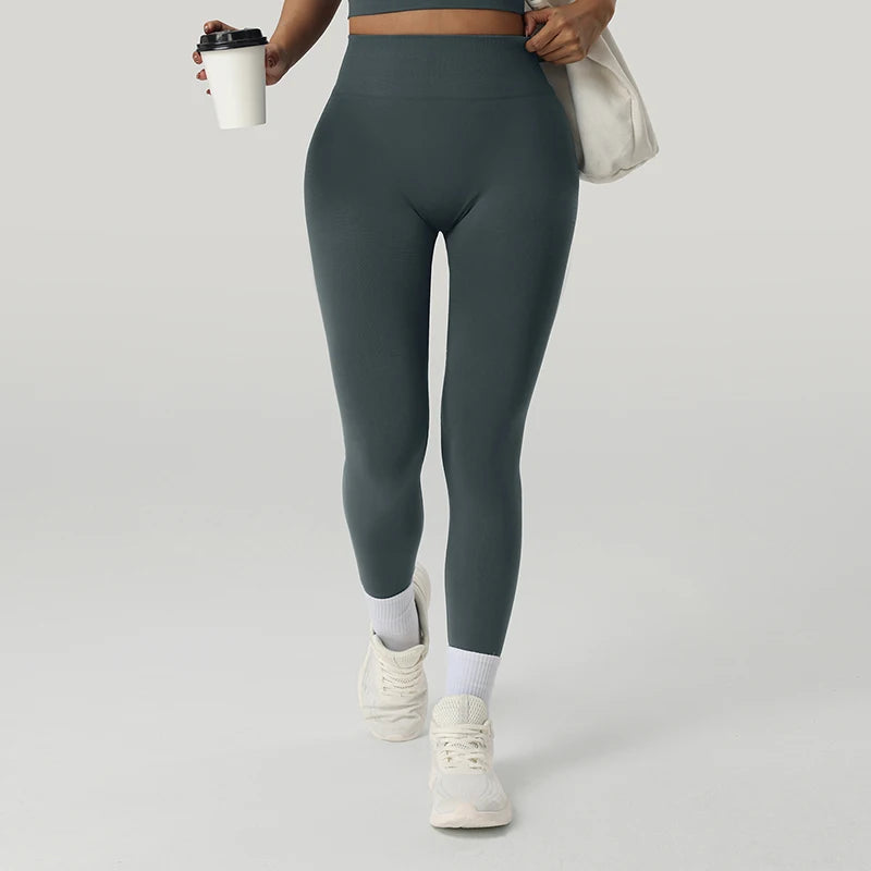 High Waist Summer Yoga Leggings Women Quick Drying Breathable Fitness Running Workout Gym Pants Sportswear Activewear