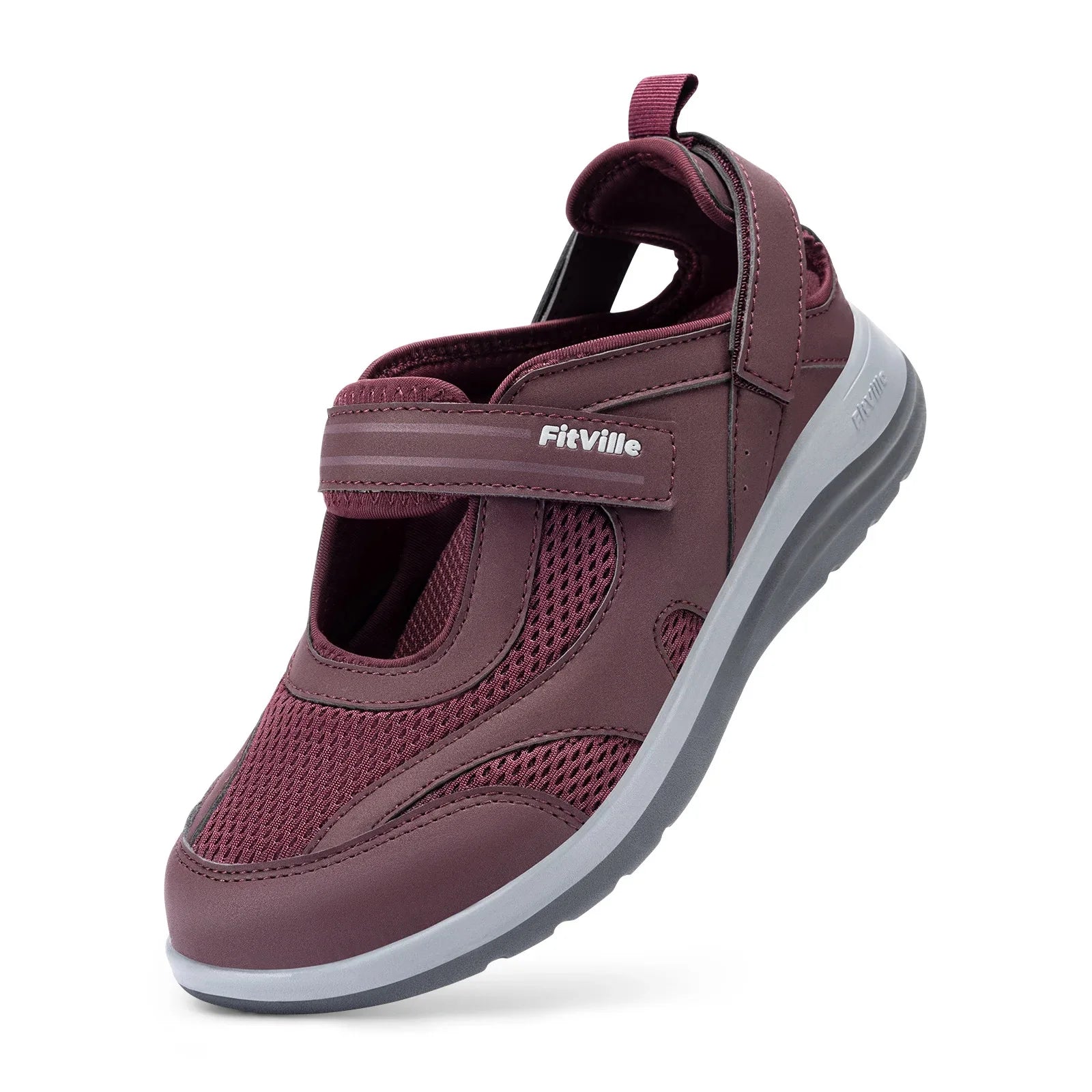 Women's Mary Jane Casual Shoes Sandals Widened Toe For Swollen Feet Lightweight Breathable Outdoor Elderly Shoe Sandals