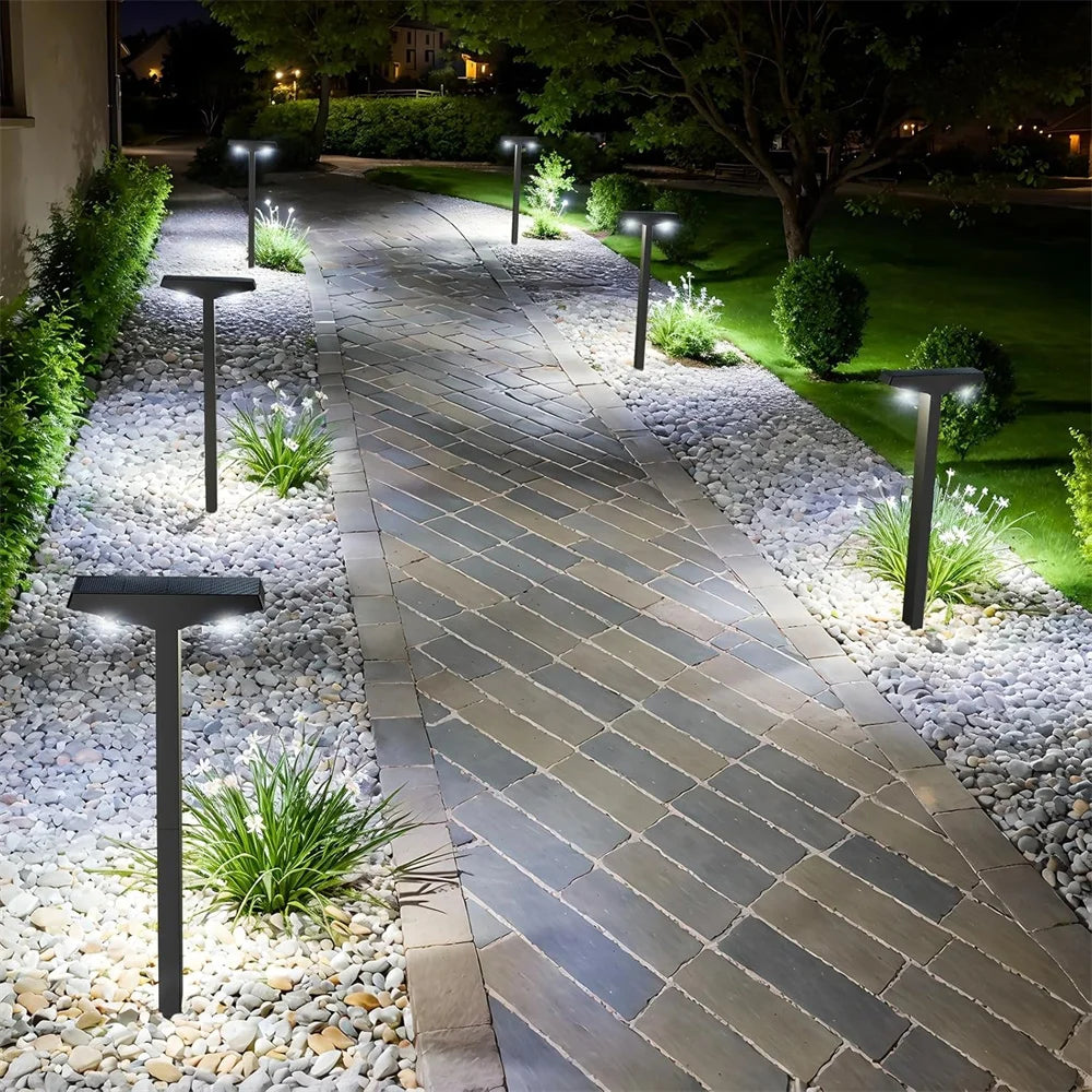 1/4 Pack Solar Pathway Lights Outdoor Solar Lights IP65 Waterproof Garden Lights Solar Lamp Outdoor Landscape Lamps for Lawn
