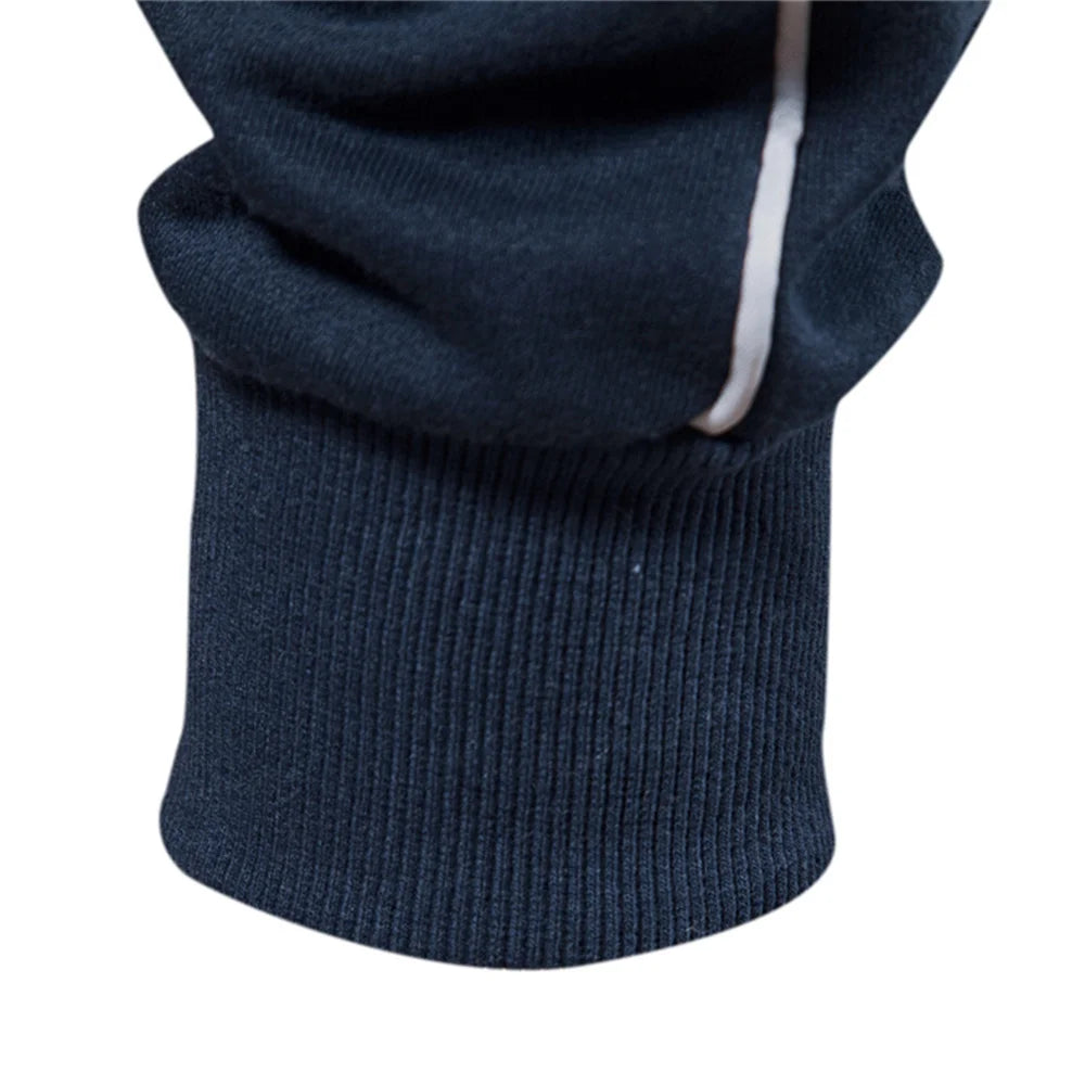 Nieuwe katoenen sweatshirts met rits voor heren, casual sportcardigan, jack en sweatshirt voor heren