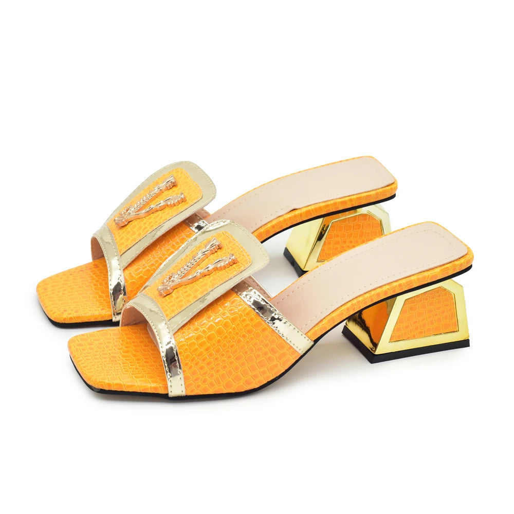 Elegant Women Shoes Slip on Open Toe Shoes for Wedding Women Plus Size Women Shoes 43 Luxury Nigerian Party Pumps