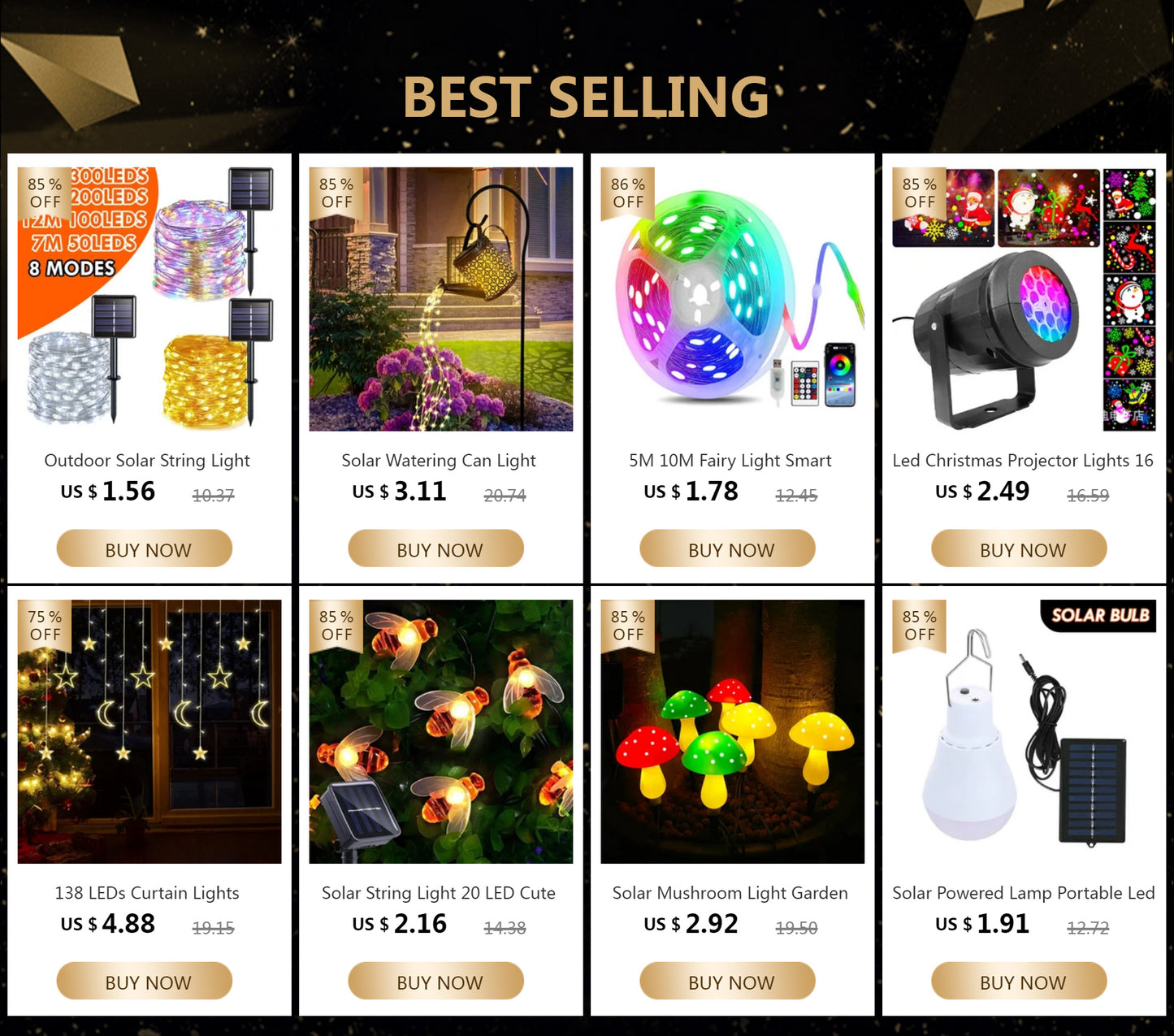 Solar Powered Lamp Portable Led Bulb Lights Rechargeable Camp Tent Night Fishing Emergency Solar Energy Panel Sunlight