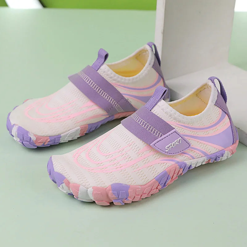 Kids Barefoot Water Shoes for Children Breathable Quickdrying Athletic Sneakers Ideal for Beach Non-slip for Fit Wide Feet